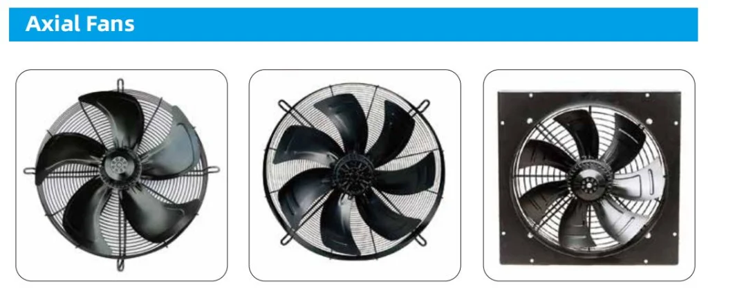 Air Condition External Rotor Motor Powered 400mm Axial Flow Fan